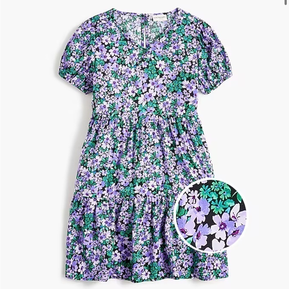 J crew Girls' floral-print dress